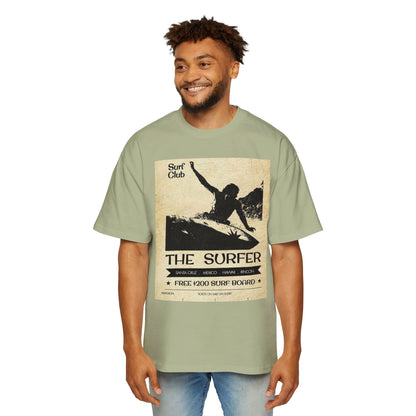 The Surfer Vintage Surf Club Tee — Men's Oversized Surf Graphic T-Shirt