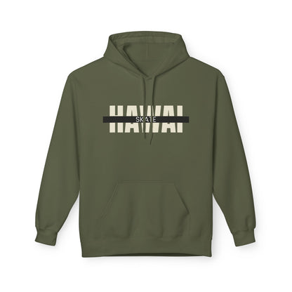 Happy Vibes Unisex Fleece Hoodie - Smiley Face Design