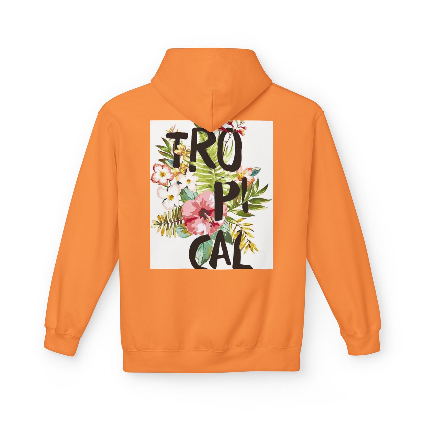 Tropical Floral Hoodie for Summer Vibes | Unisex Softstyle Fleece