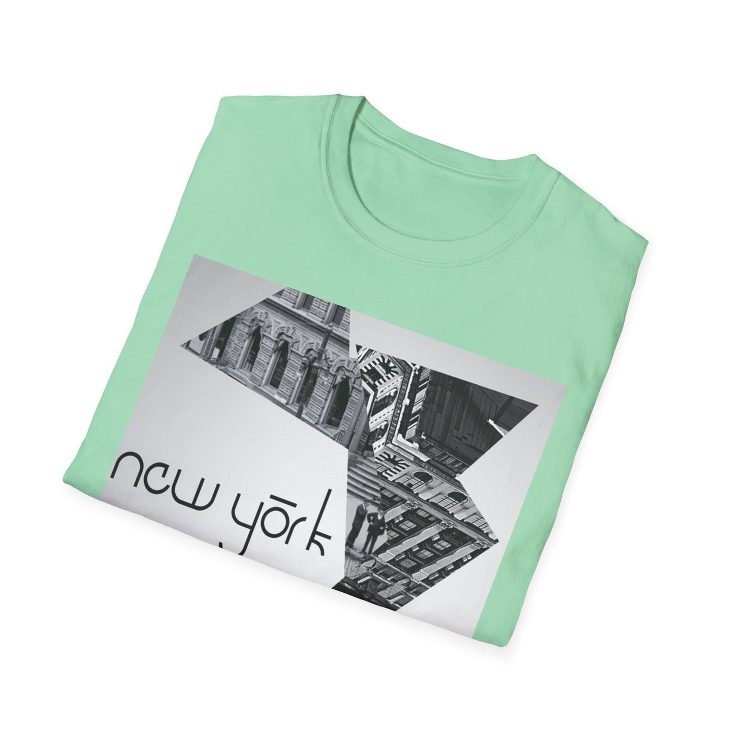 New York City Graphic T-Shirt, Unisex Softstyle Tee, Urban Fashion, Gift for Travelers, Streetwear Style, Vintage NYC Apparel