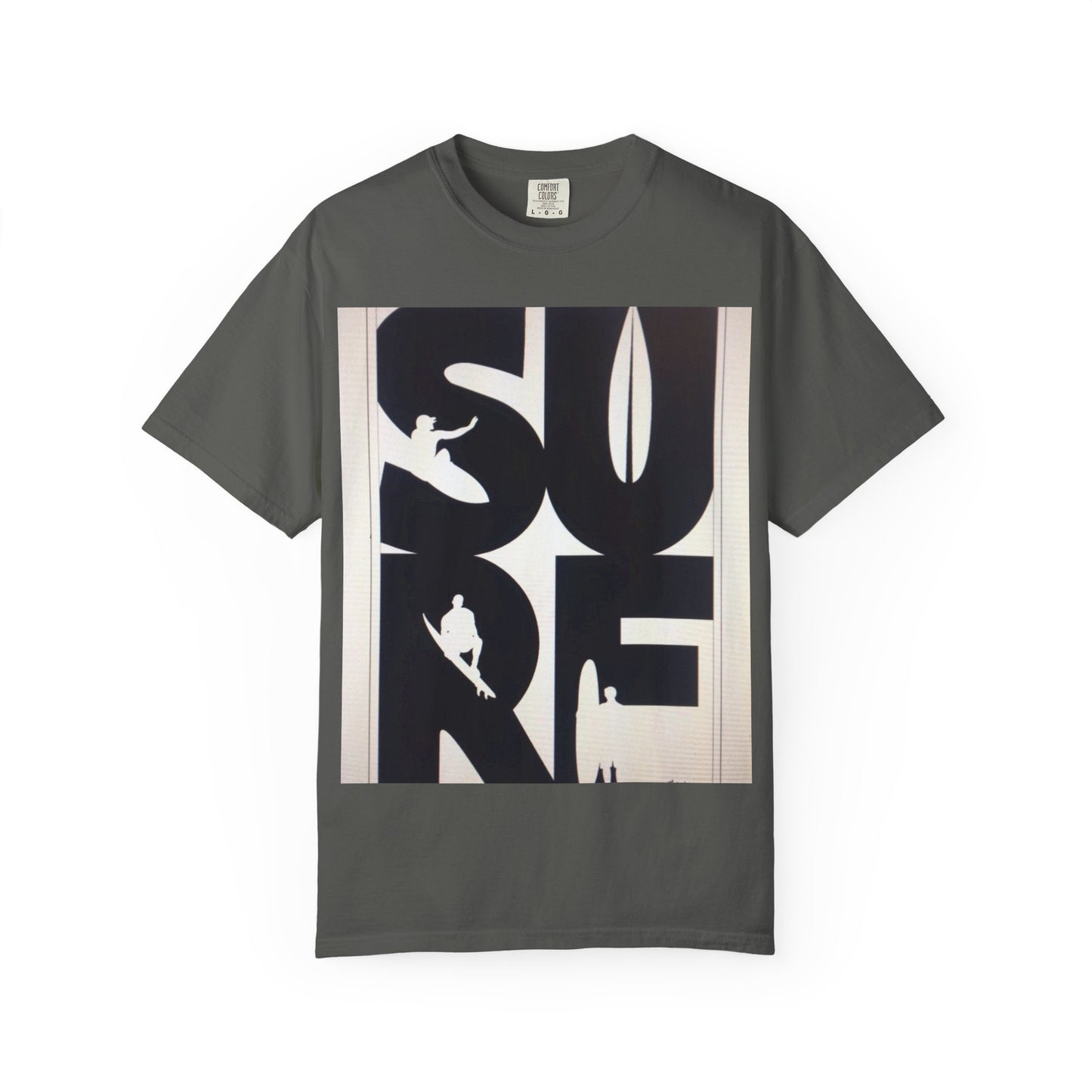 Surf Inspired Unisex Garment-Dyed T-Shirt, Beachwear, Casual Summer Tee, Surfing Gift, Trendy Streetwear, Comfortable Lifestyle Top