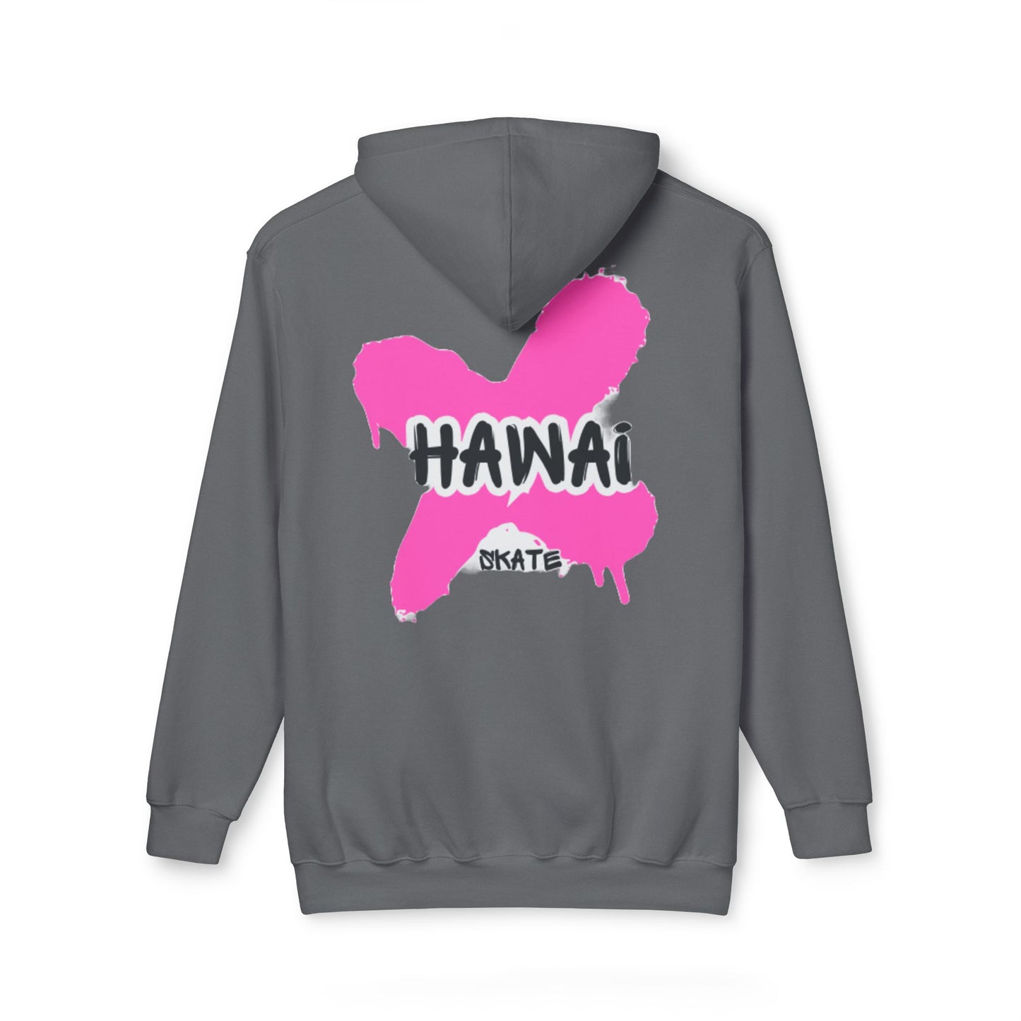Unisex Hooded Sweatshirt - Vibrant Hawaii Skate Design