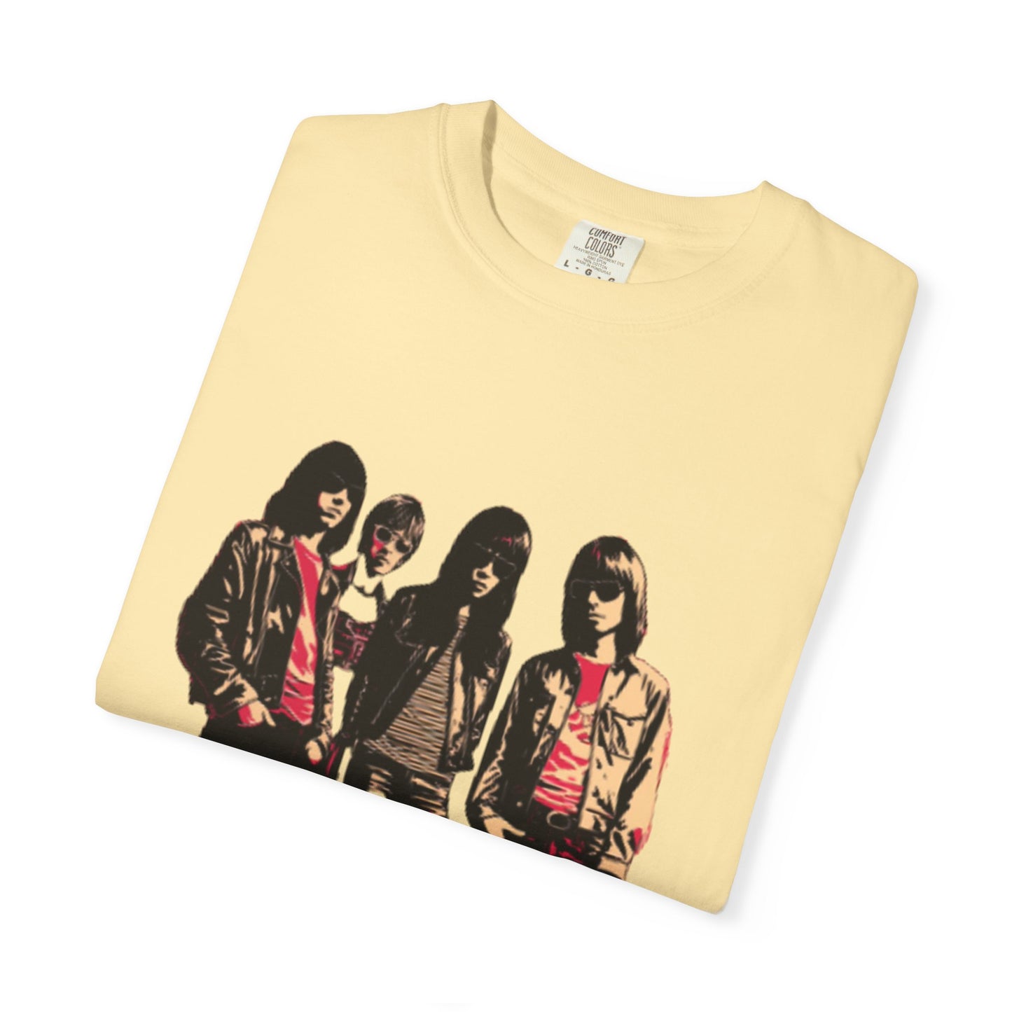 Rock Band Graphic Unisex Garment-Dyed T-Shirt