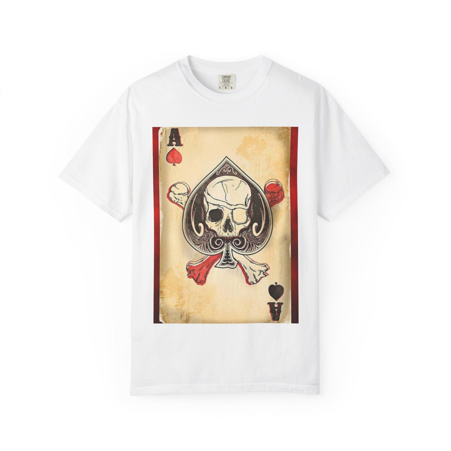 Vintage Skull & Ace of Spades Unisex T-Shirt - Perfect for Gamers and Rock Fans
