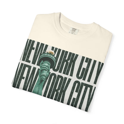New York City Statue of Liberty Graphic T-Shirt — Retro Urban Travel Tee