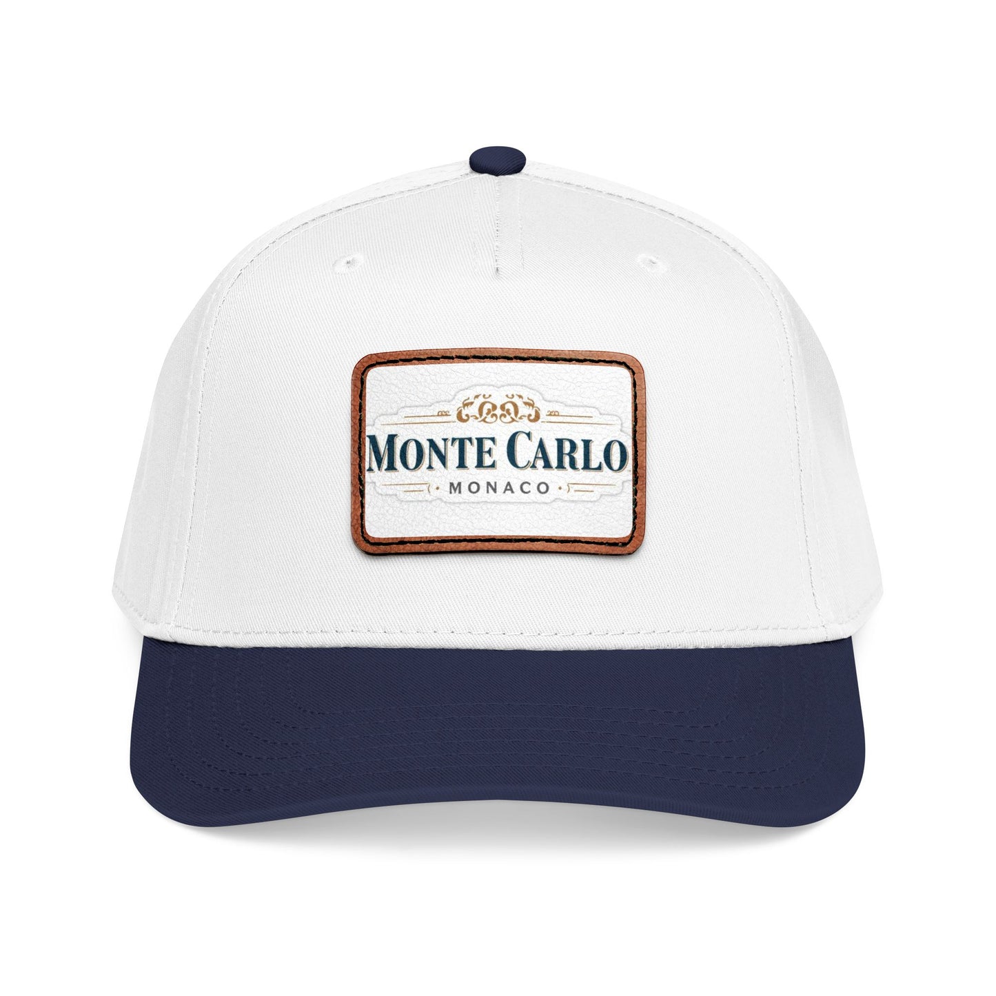 Monte Carlo Leather Patch Baseball Cap