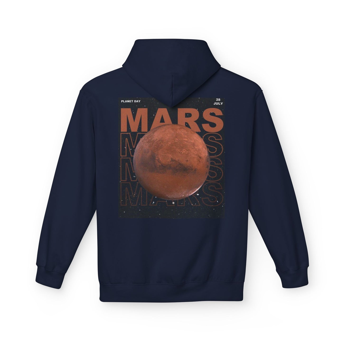 Mars Day Unisex Fleece Hoodie - Space Adventure Apparel