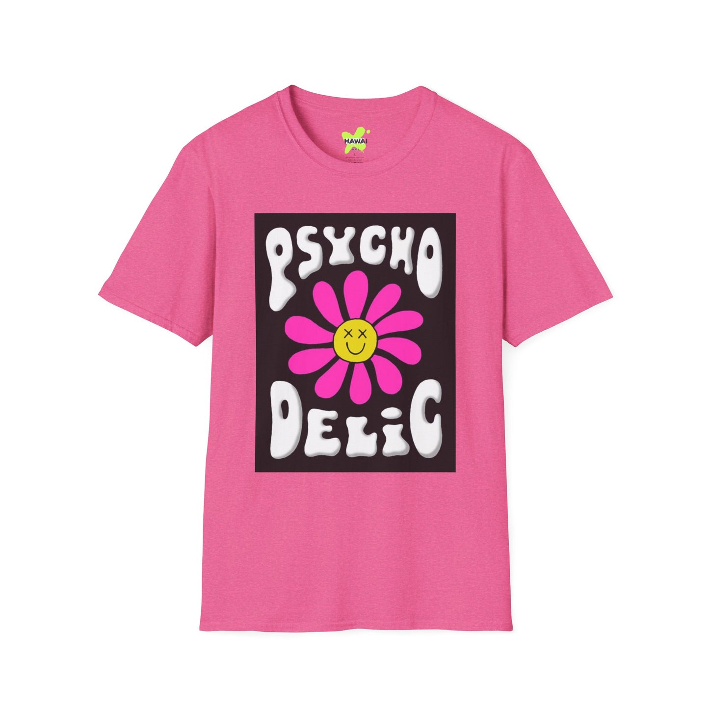 Psychedelic Flower Unisex Softstyle T-Shirt