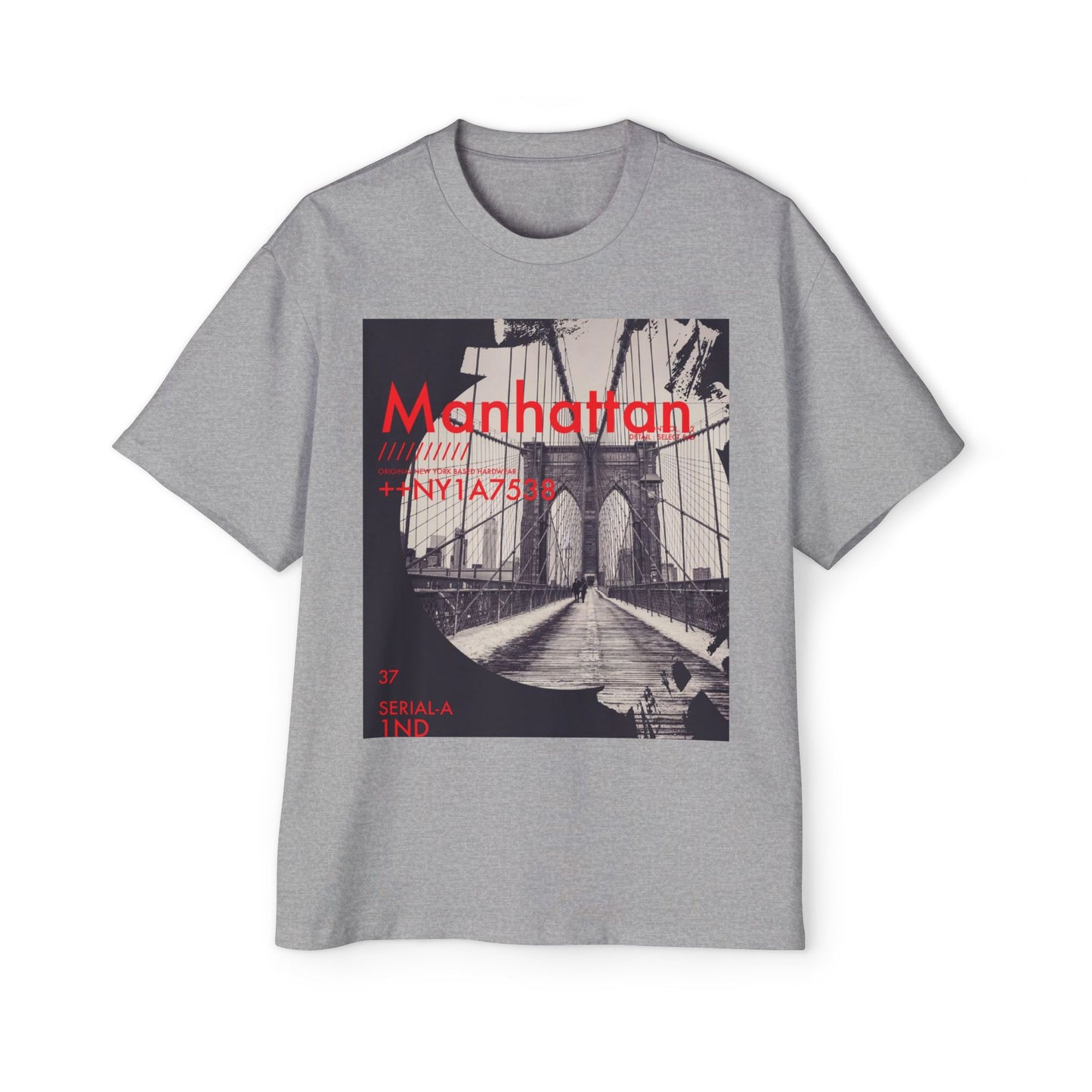 Manhattan Bridge Graphic Tee — Vintage NYC Photo Print