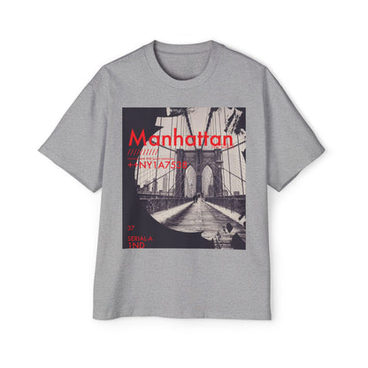 Manhattan Bridge Graphic Tee — Vintage NYC Photo Print