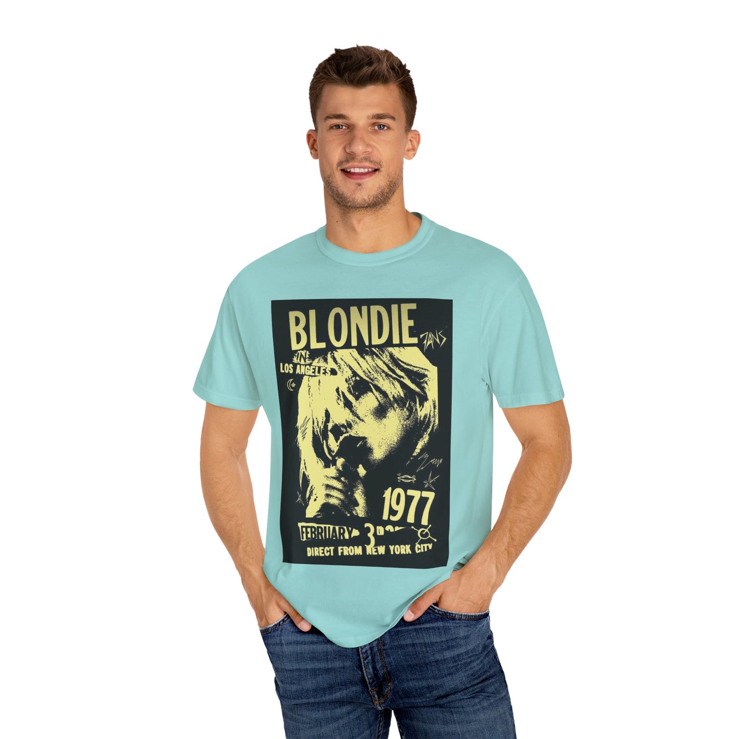 Vintage Blondie Concert T-Shirt - Unisex Garment-Dyed Tee
