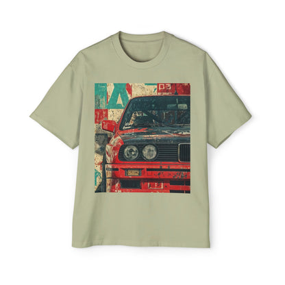 Vintage Racing Car Tee — Retro BMW Front Graphic T-Shirt