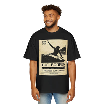 The Surfer Vintage Surf Club Tee — Men's Oversized Surf Graphic T-Shirt