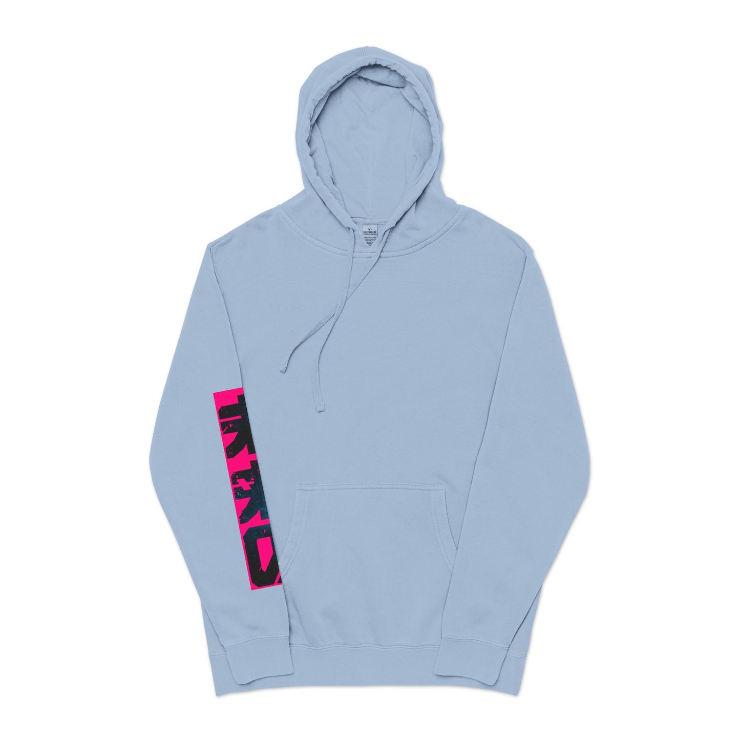 Pigment-Dyed Hoodie — Retro Racing Car Graphic ("911 GT3R")
