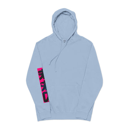 Pigment-Dyed Hoodie — Retro Racing Car Graphic ("911 GT3R")