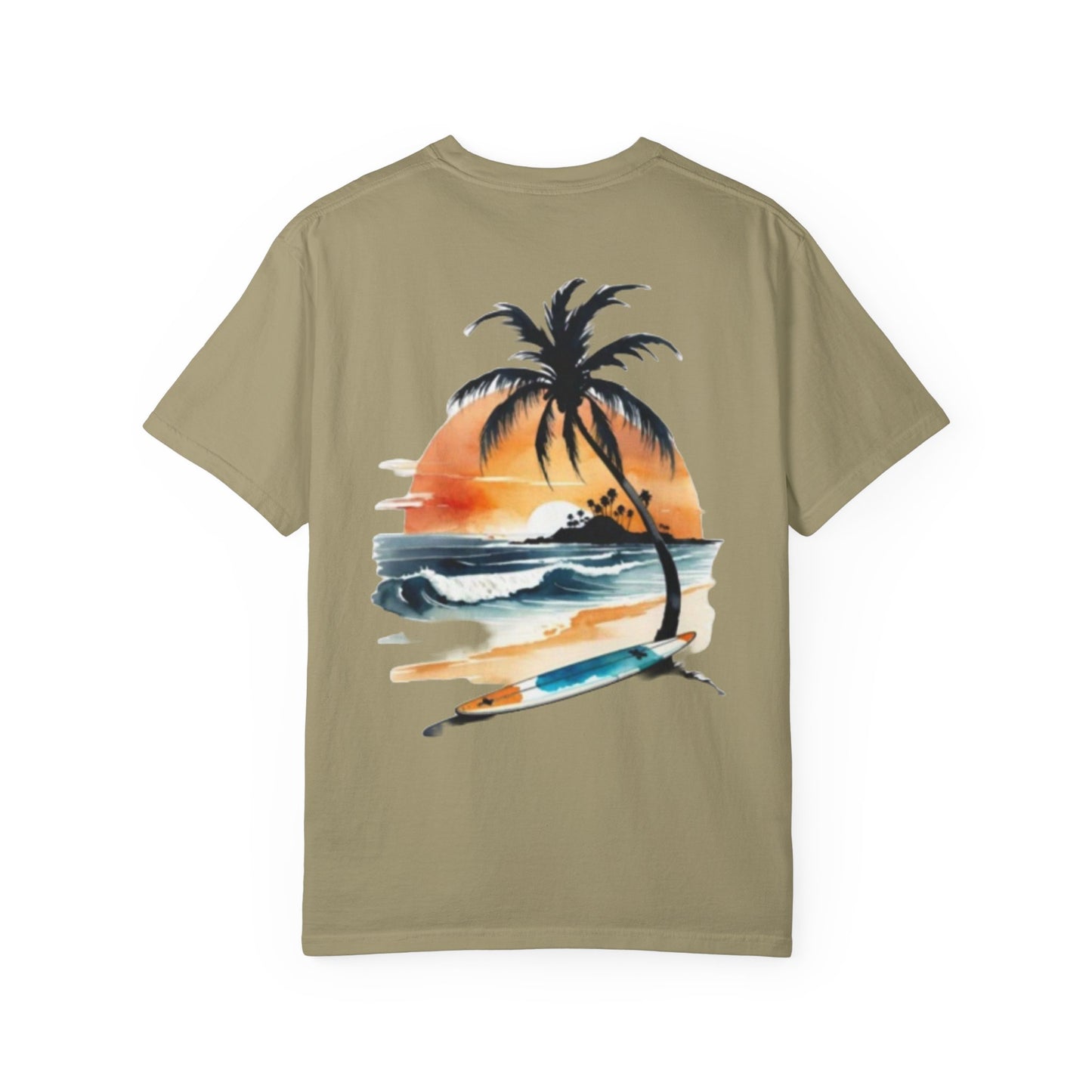 Hawaii Skate Unisex Garment-Dyed T-Shirt - Fun Tropical Vibes