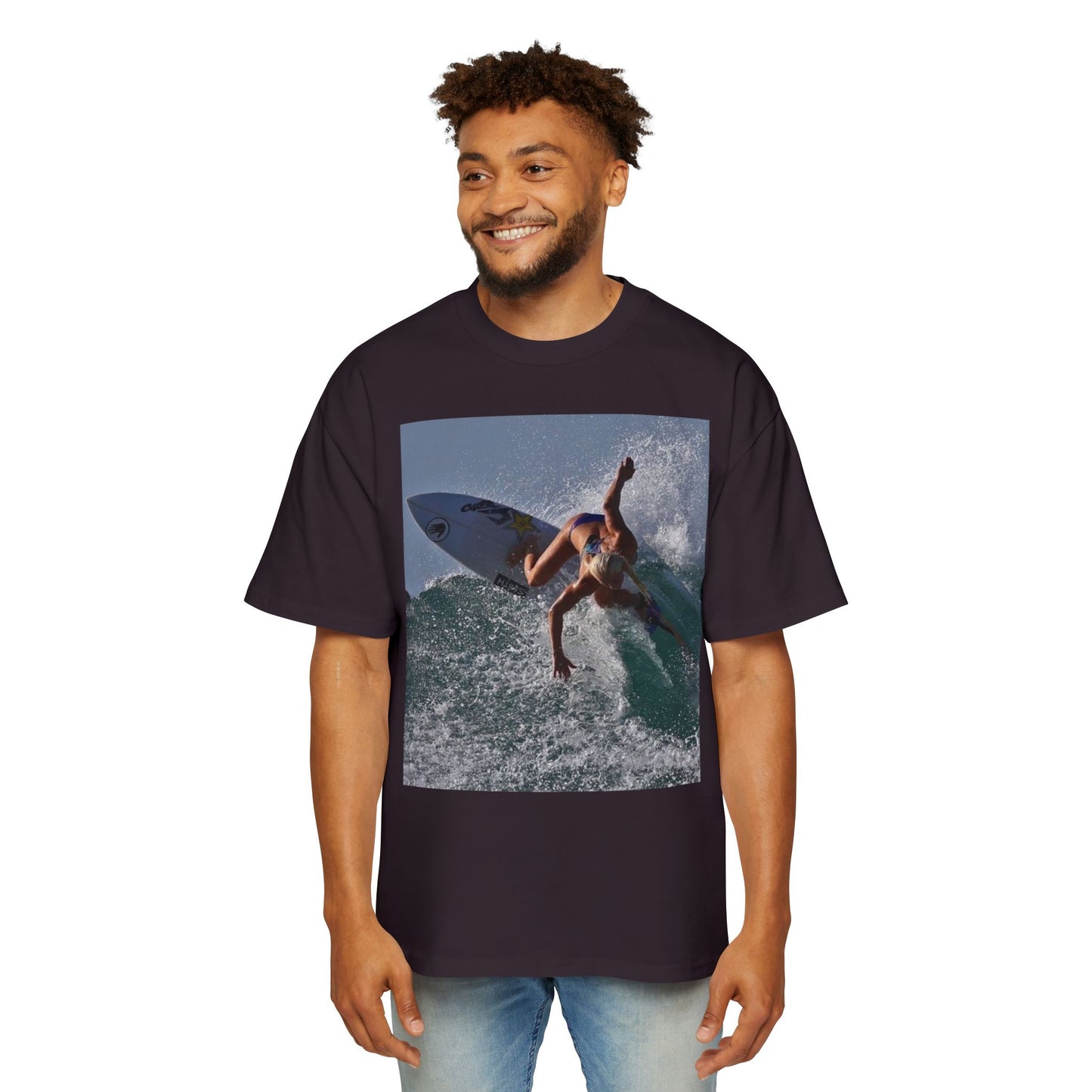 Surf Photo T-Shirt — Men’s Oversized Surfing Tee