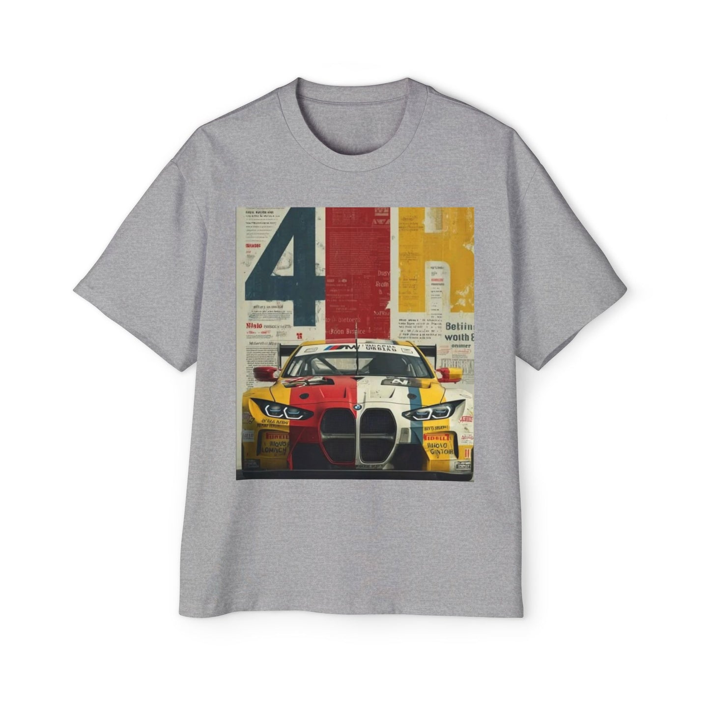 Racing Heritage Tee — Retro BMW M4 Motorsport Graphic T-Shirt