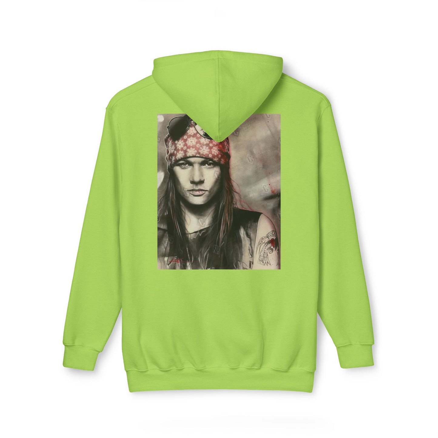Unisex Hooded Sweatshirt with Rock Band Design – Made in US