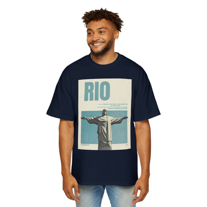 Rio Vintage Poster T-Shirt — Christ the Redeemer Travel Tee