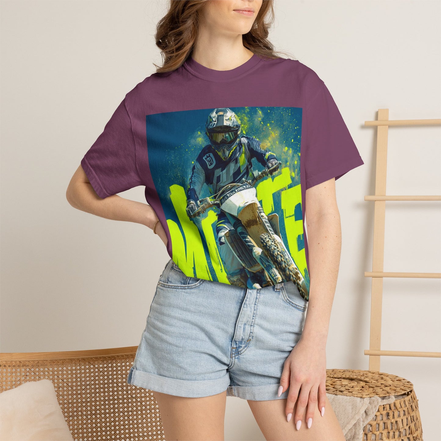 Motocross Dirt Bike Rider T‑Shirt — Extreme Off‑Road Racing Tee