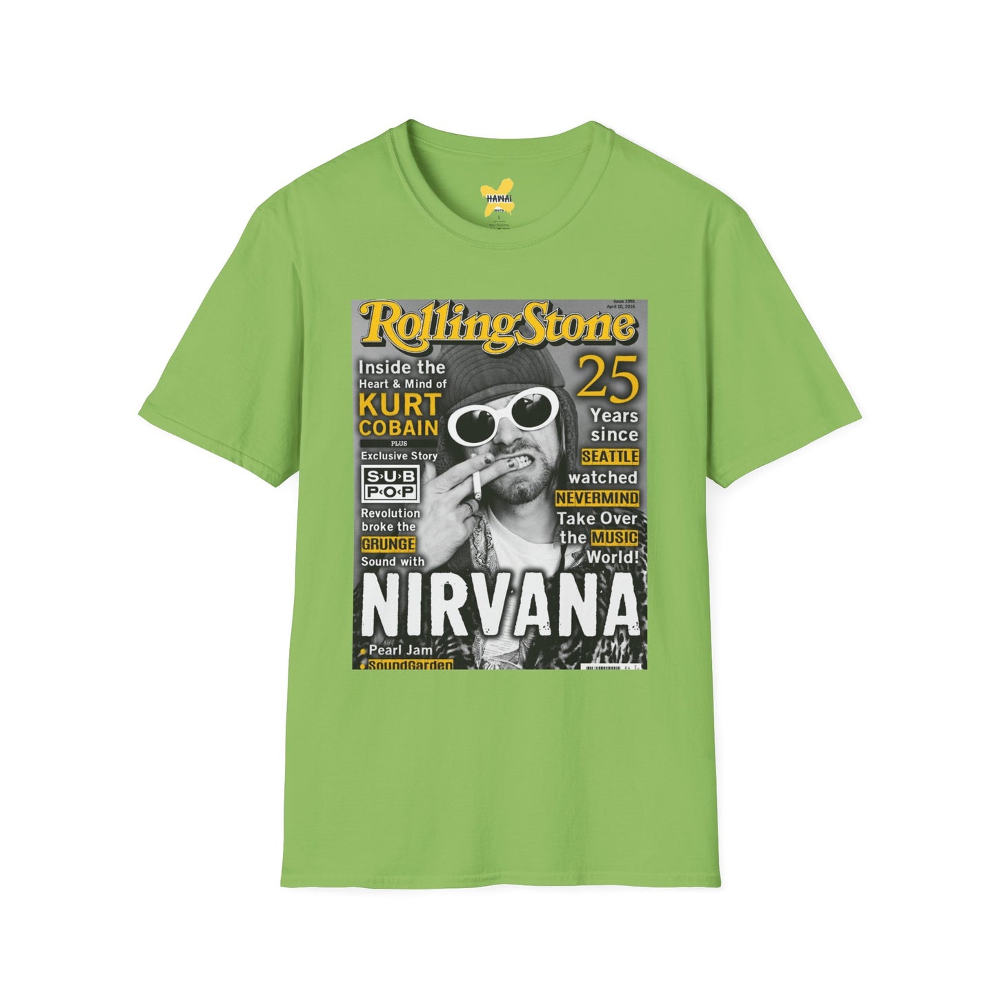 Nirvana Vintage Rolling Stone Unisex T-Shirt