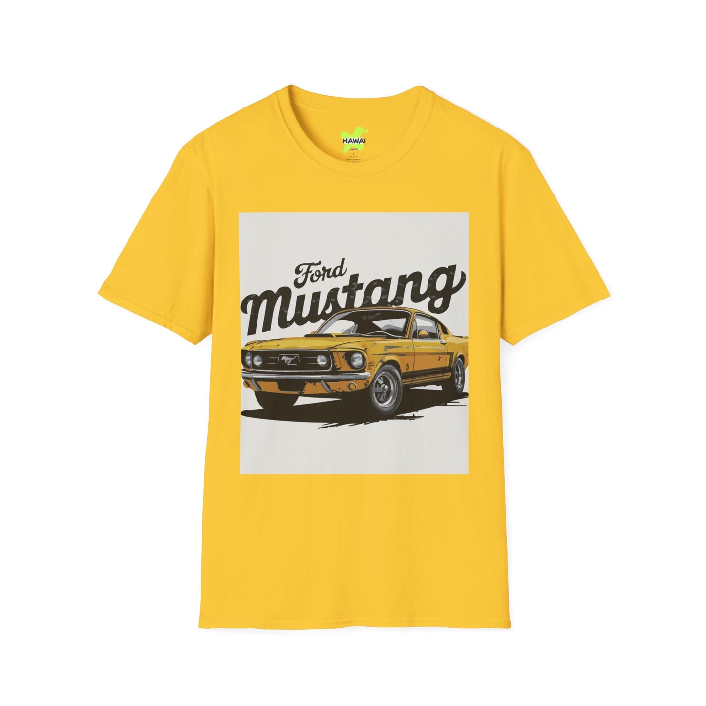 Vintage Ford Mustang Unisex Softstyle T-Shirt - Classic Car Lover Tee