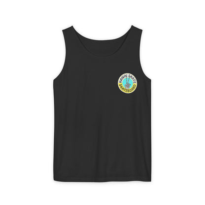 Surf Vans Tank Top — Retro Beach Surfboard Graphic
