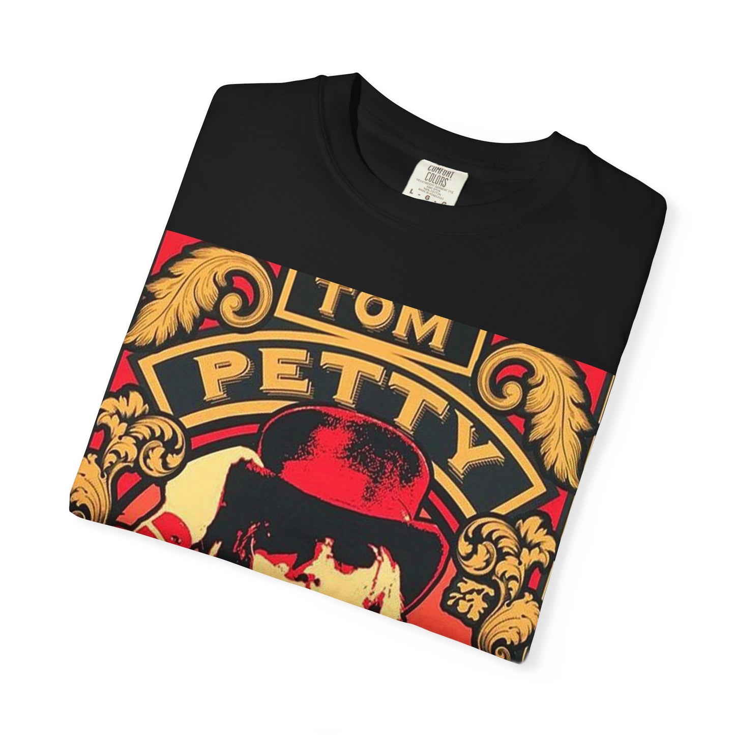 Vintage Rock Tee - Tom Petty Inspired Unisex Garment-Dyed T-shirt, Music Lover Gift, Casual Style, Band Merch, Retro Apparel