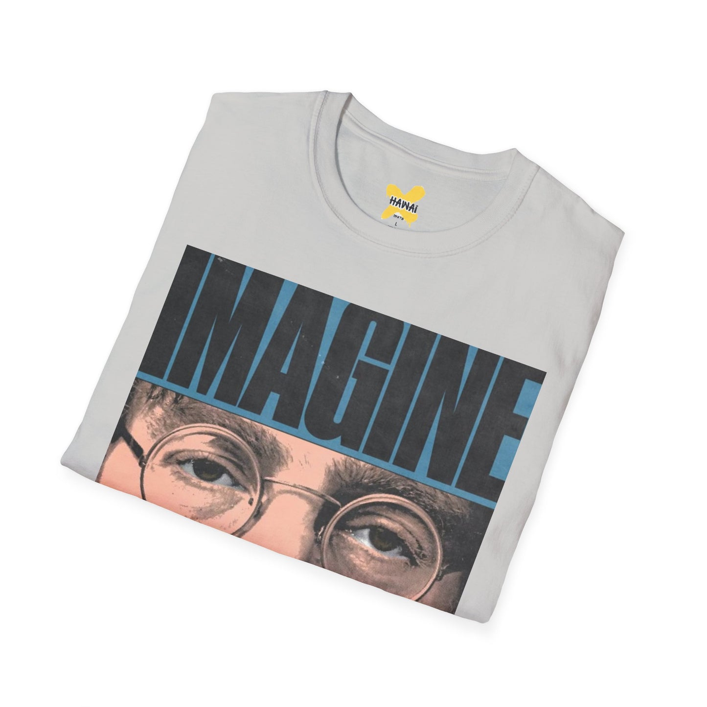 Imagine All the People Unisex Softstyle T-Shirt - Inspirational Graphic Tee for Comfort & Style