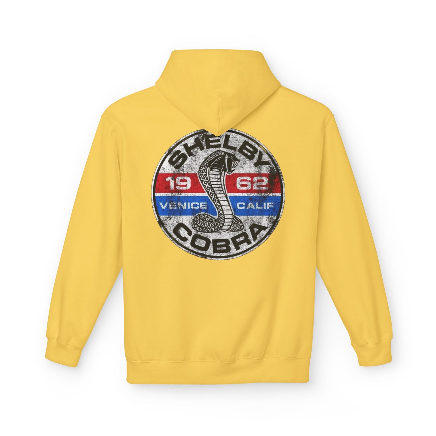 Vintage Shelby Cobra Hoodie - Unisex Midweight Softstyle Fleece with Classic Design
