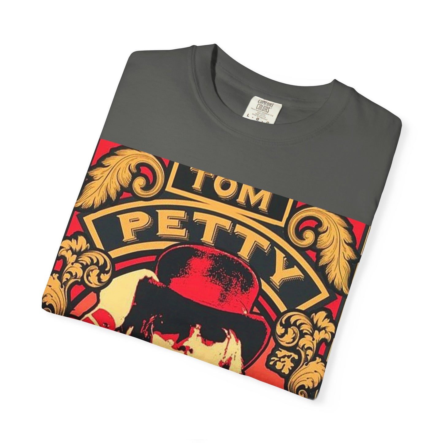 Vintage Rock Tee - Tom Petty Inspired Unisex Garment-Dyed T-shirt, Music Lover Gift, Casual Style, Band Merch, Retro Apparel