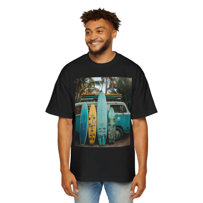 Surf Van Photo T‑Shirt — Vintage Surfboard Beach Tee