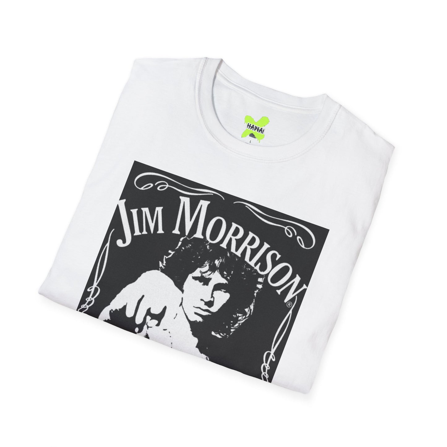 Jim Morrison Whiskey Bar Unisex Softstyle T-Shirt - Vintage Rock Apparel