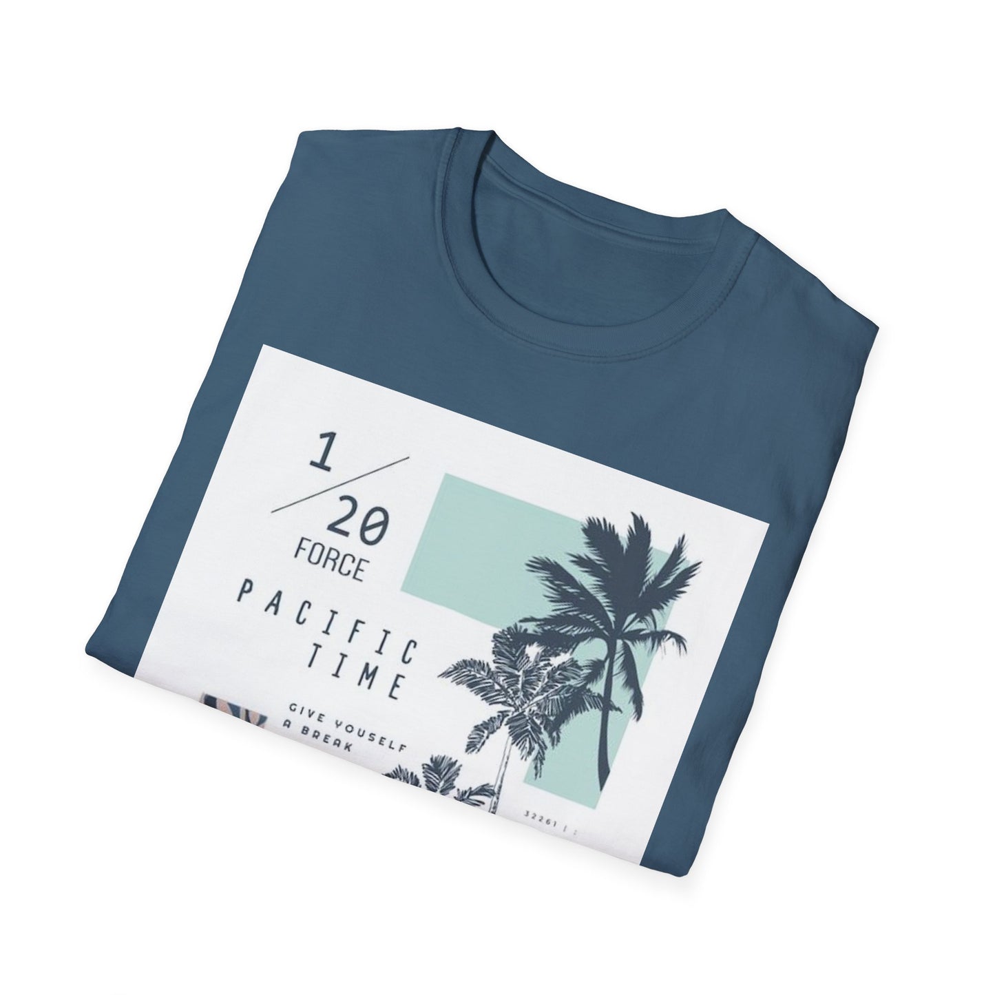 Summer Vibe Unisex Softstyle T-Shirt - Pacific Time Graphic Tee