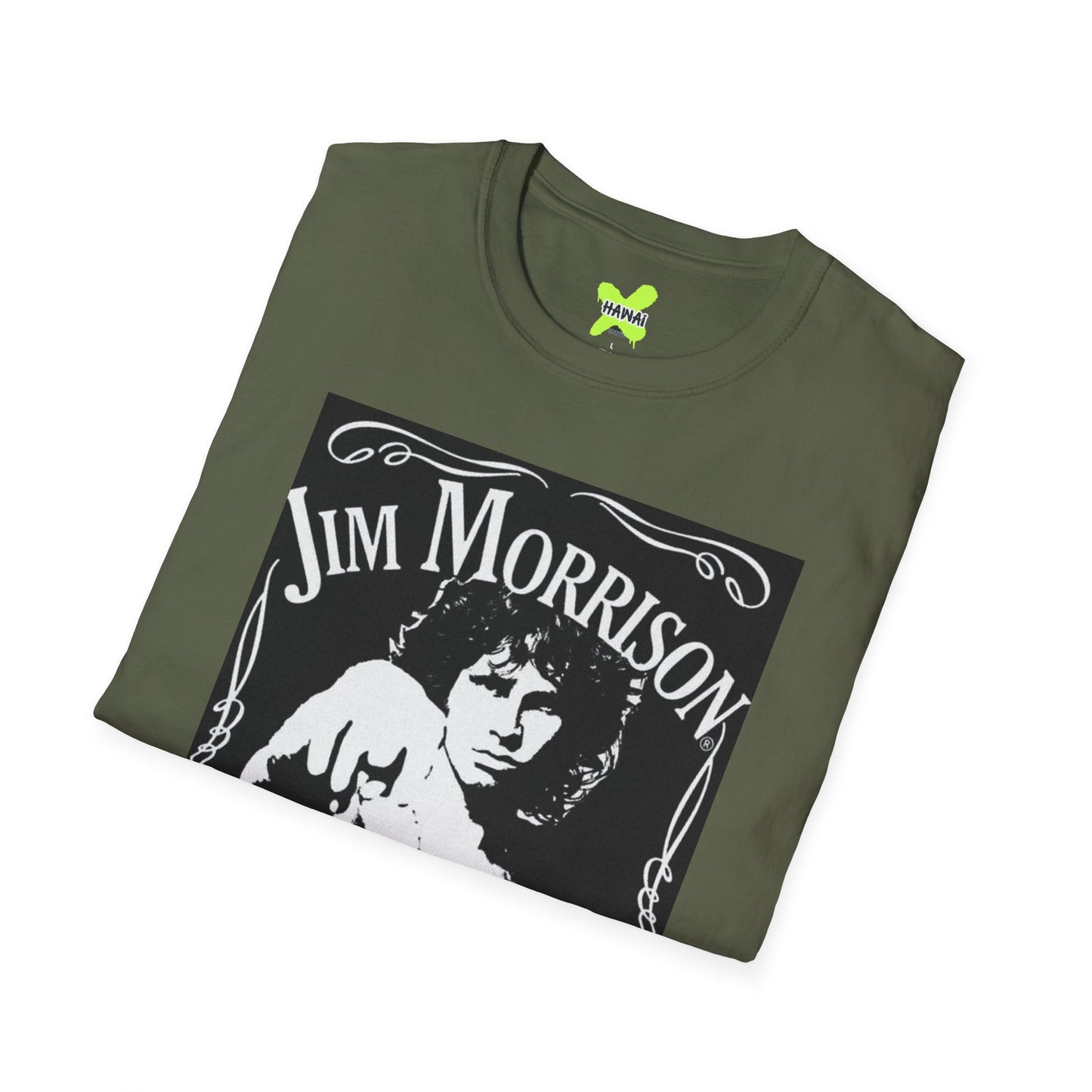 Jim Morrison Whiskey Bar Unisex Softstyle T-Shirt - Vintage Rock Apparel