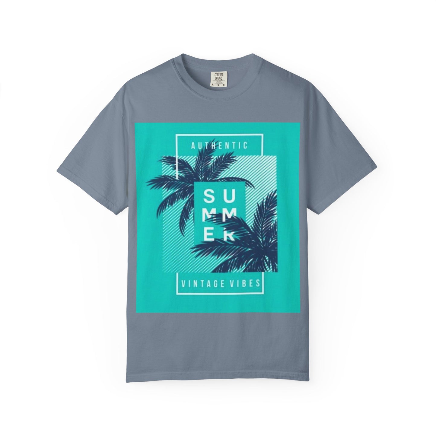 Summer Vintage Vibes T-Shirt — Palm Tree Graphic Tee