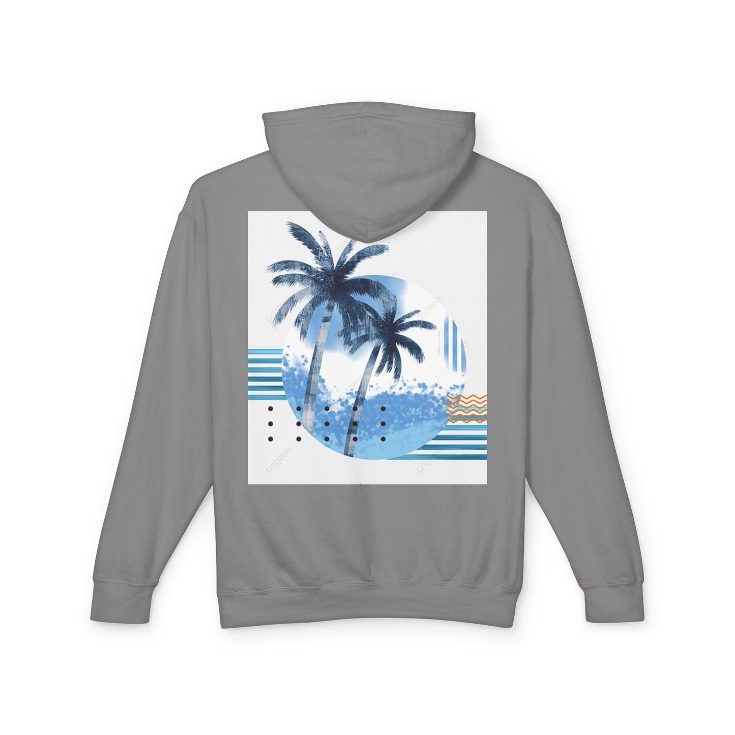 Tropical Vibes Lightweight Hooded Sweatshirt