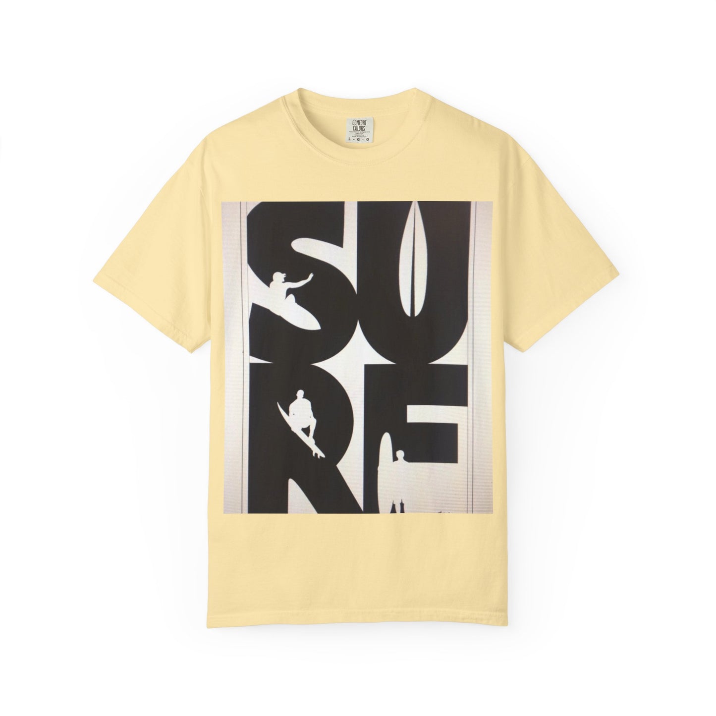 Surf Inspired Unisex Garment-Dyed T-Shirt, Beachwear, Casual Summer Tee, Surfing Gift, Trendy Streetwear, Comfortable Lifestyle Top