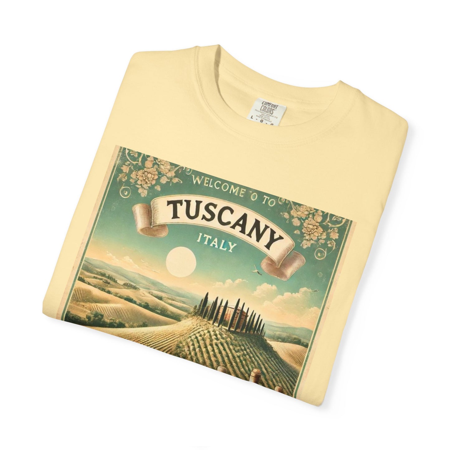 Vintage Tuscany Scene Unisex T-Shirt