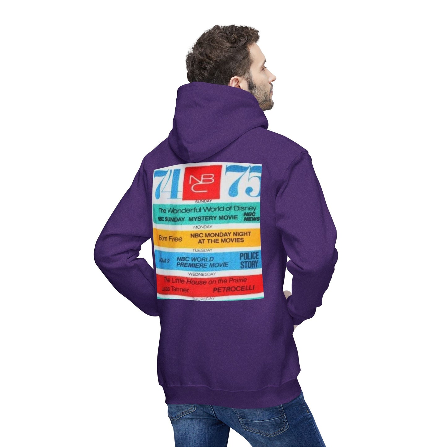 Retro Movie Night Unisex Hooded Sweatshirt - Perfect for Film Lovers