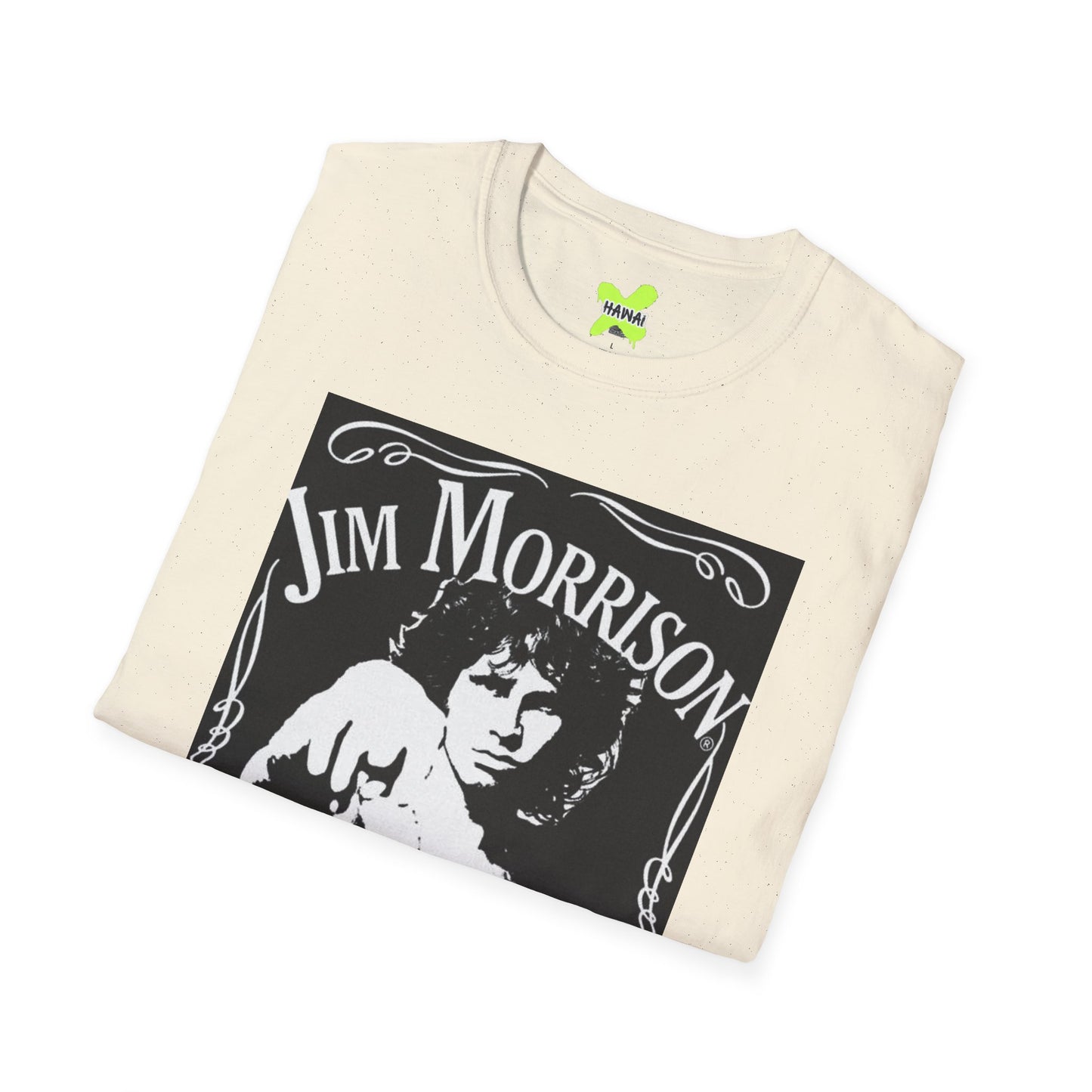 Jim Morrison Whiskey Bar Unisex Softstyle T-Shirt - Vintage Rock Apparel