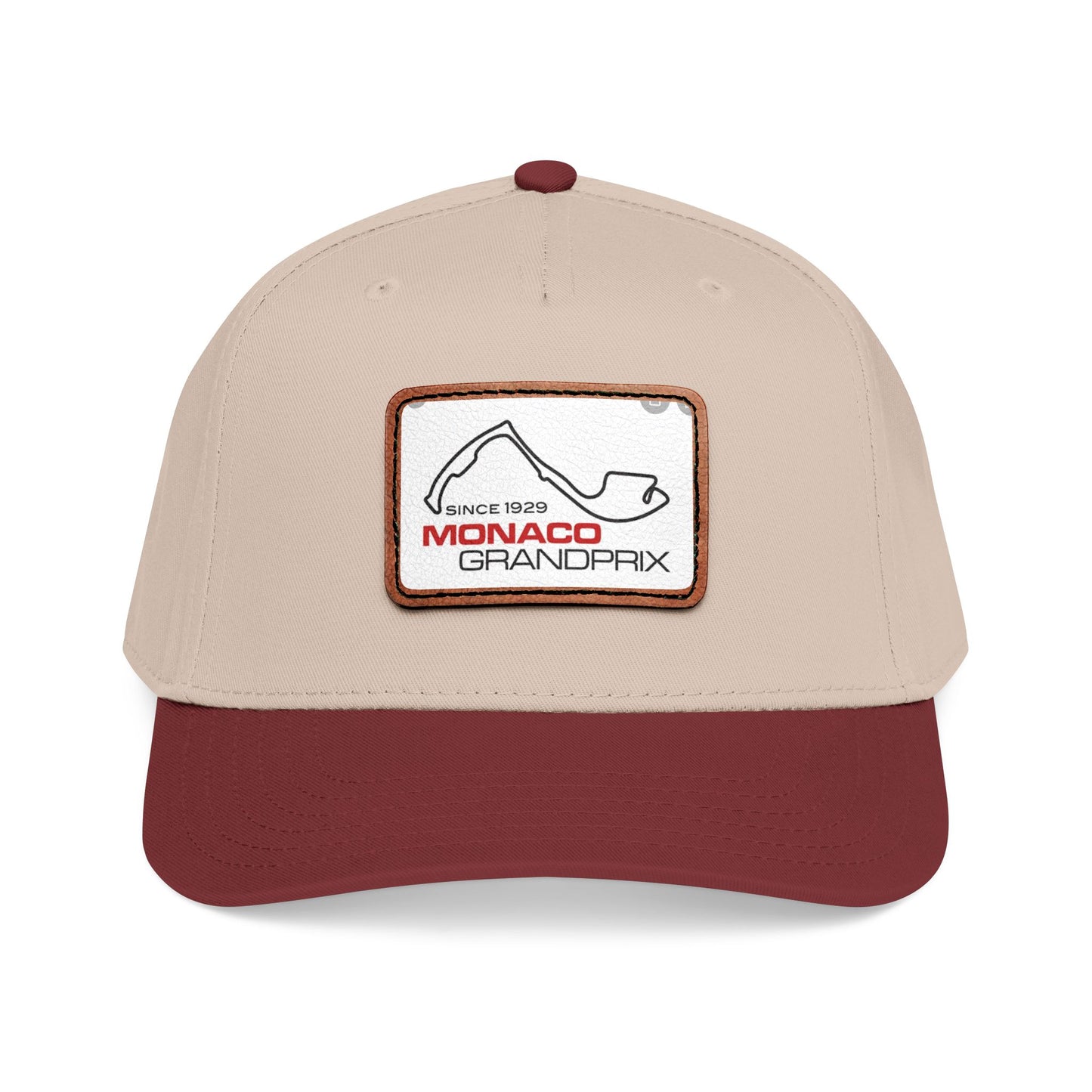 Monaco Grand Prix Leather Patch Baseball Cap