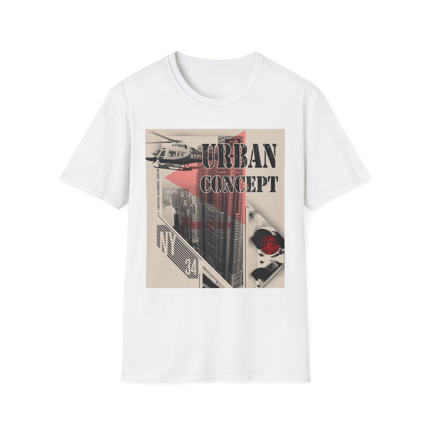 Urban Concept Unisex T-Shirt, Streetwear Tee, Graphic Tee, Casual Fashion, Gift for Him/Her, Trendy Urban Wear