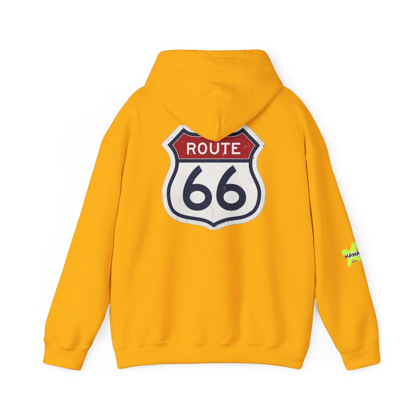 Route 66 Vintage Hooded Sweatshirt | Unisex Heavy Blend™