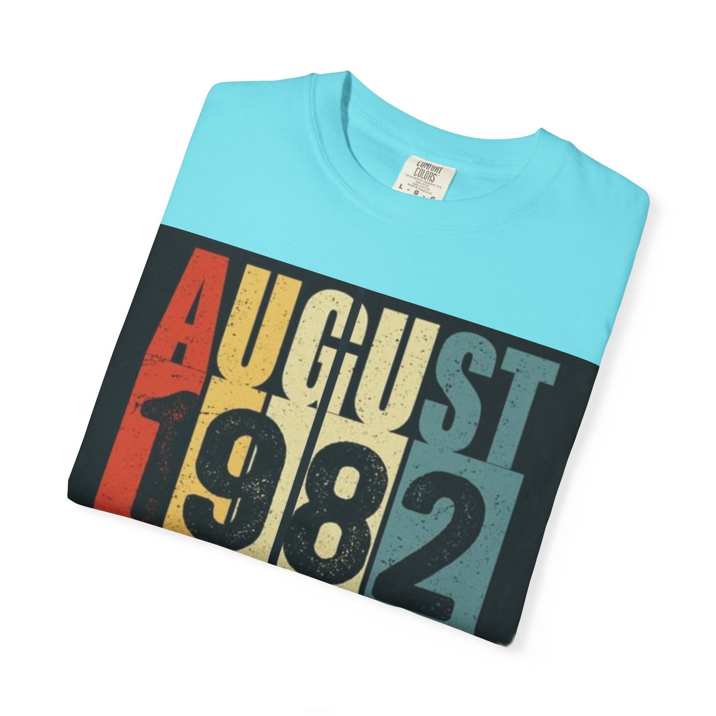 Limited Edition August 1982 Unisex Garment-Dyed T-Shirt - Celebrate 39 Years of Being Awesome