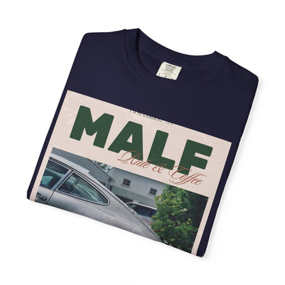 Vintage Porsche Photo Tee — "MALF Live to Ride" Graphic T-Shirt