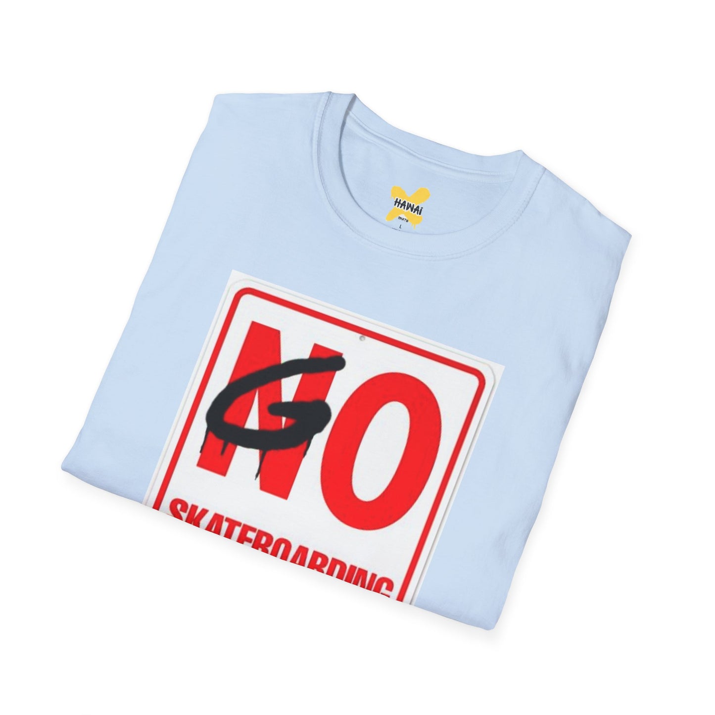 No Skateboarding Funny Unisex T-Shirt - City Police Sign Design