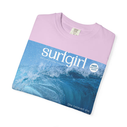 Surfgirl Wave Photo T-Shirt — Vintage Surf Magazine Graphic Tee