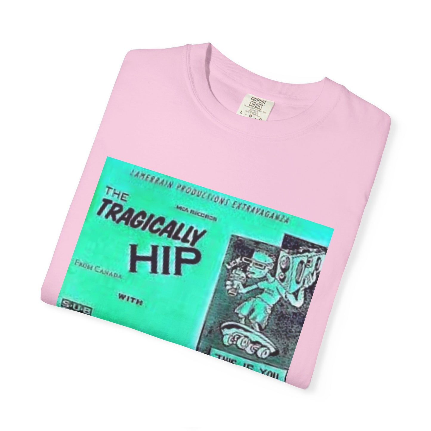 Retro Band Graphic T-Shirt - Nirvana & Tragically Hip Design